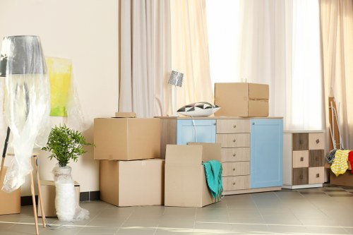 Removal team helping with a local move in Balham