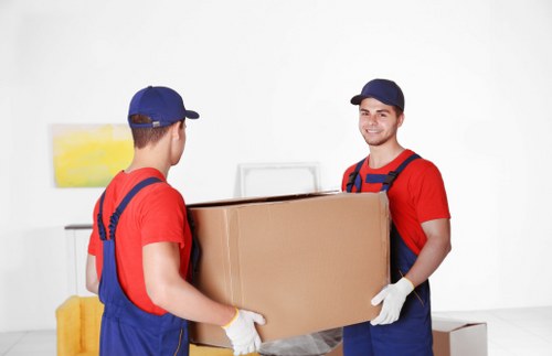 Organised boxes and furniture stored safely for Balham customers