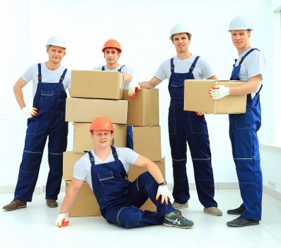 Local removals team preparing for a move near Balham Station