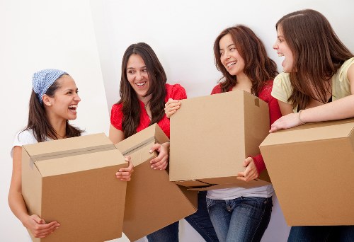 Local movers handling office furniture in Balham