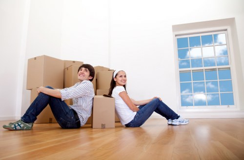Local office removals in Balham managing access, loading, and furniture transport