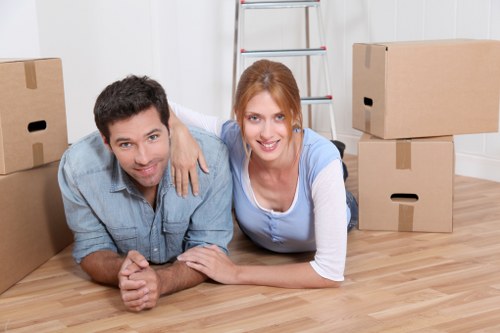 Packing and loading support during a Balham house removal