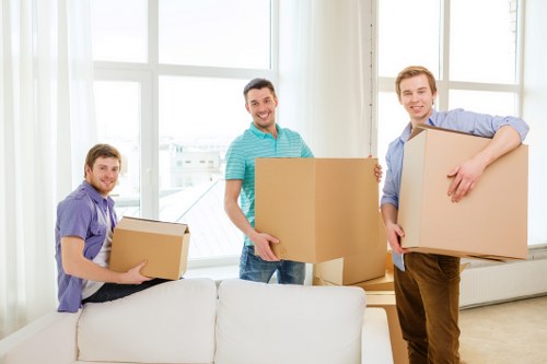 Local van service handling a flat move in Balham