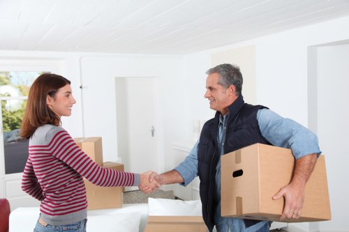 Protective wrapping and route planning for a piano move
