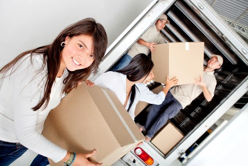 Packing and loading supplies for a local move